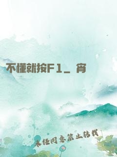 不懂就按F1