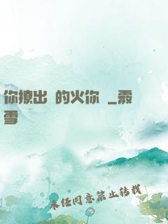 你撩出來的火你滅