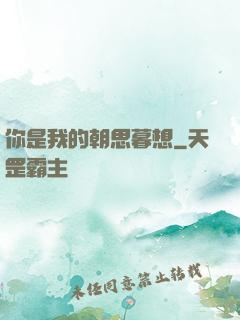 你是我的朝思暮想