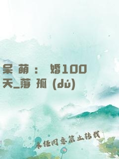 呆媽萌寶：試婚100天