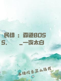 國民情敵：霸道BOSS，輕輕寵