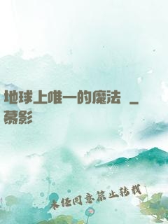 地球上唯一的魔法師
