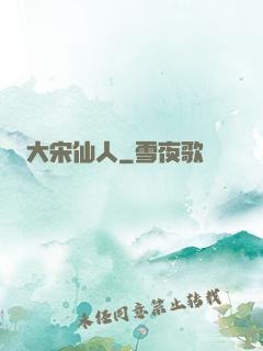 大宋仙人