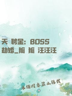 天價聘金：BOSS來劫婚