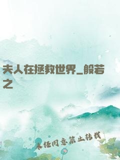 夫人在拯救世界