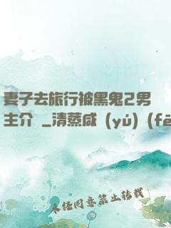 妻子去旅行被黑鬼2男主介紹