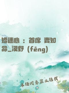 婚迷心竅：首席愛妻如命