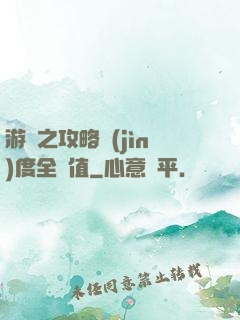 游戲之攻略進(jìn)度全滿值