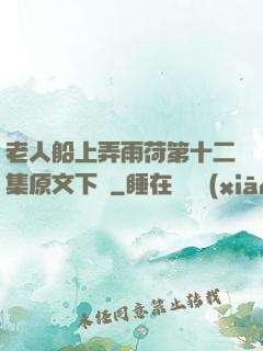 老人船上弄雨荷第十二集原文下載