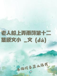 老人船上弄雨荷第十二集原文小說