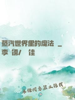 蒸汽世界里的魔法師