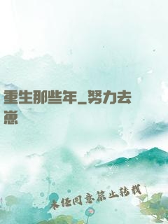 重生那些年