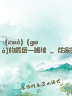 錯(cuò)過(guò)的最后一班地鐵